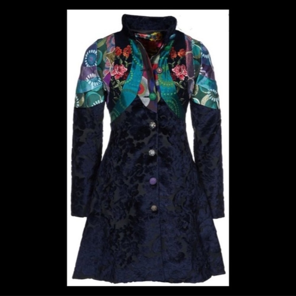 Desigual Work Of Art Coat NWT